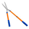 WADFOW Hedge Clippers with Adjustable Telescopic Handle & Wavy SK-5 Steel Blade