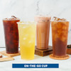 FRESHWARE 24 OZ CLEAR DISPOSABLE PLASTIC CUPS 100 PACK PLASTIC CUPS TUMBLERS New