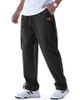 CANGHPGIN MENS CASUAL CARGO PANTS RELAXED FIT OUTDOOR HIKING PANTS BLACK M