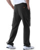 CANGHPGIN MENS CASUAL CARGO PANTS RELAXED FIT OUTDOOR HIKING PANTS BLACK M