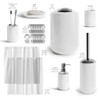 CLARA CLARK BATHROOM SET BATHROOM ACCESSORIES SET 20PC CCBTHSTWHT - WHITE