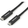 StarTech.com Active 40Gbps Thunderbolt 3 Cable 3.3ft/1m TBLT3MM1MA - Black