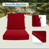 CALIFORNIA UMBRELLA, PATIO SEAT, 20 X 20 INCH, PREMIUM OUTDOOR MEMORY FOAM New