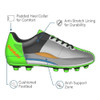 VIZARI BOCA Youth Soccer Cleats - SIZE: 7.5C - GREEN/BLACK