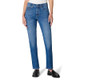 AMAZON ESSENTIALS WOMEN'S HIGH-RISE STRAIGHT JEAN - SIZE: WOMEN 4 - MEDIUM BLUE New