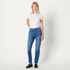 AMAZON ESSENTIALS WOMEN'S HIGH-RISE STRAIGHT JEAN - SIZE: WOMEN 4 - MEDIUM BLUE New