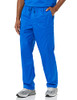 AMAZON ESSENTIALS MEN ELASTIC WAIST STRAIGHT LEG SCRUB PANT SIZE MEN L - BLUE New