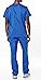 AMAZON ESSENTIALS MEN ELASTIC WAIST STRAIGHT LEG SCRUB PANT SIZE MEN L - BLUE New