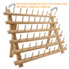 New brothread 60 Spools Wooden Thread Rack/Thread Holder Organizer