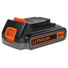 BLACK+DECKER 20V MAX LITHIUM BATTERY 2.0AH CHARGER SOLD SEPARATELY - ORANGE