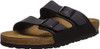 0552111 BIRKENSTOCK UNISEX ARIZONA SANDAL, BLACK OILED LEATHER, SIZE 10