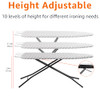AMAZON BASICS HEIGHT ADJUSTABLE FULL-SIZE FOLDABLE IRONING BOARD CHEVRON