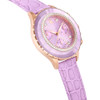 SWAROVSKI OCTEA CHRONO WATCH, SWISS MADE, LEATHER STRAP, GOLD-TONE FINISH