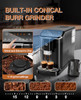 ZSTAR FULLY AUTOMATIC ESPRESSO MACHINE MILK FROTHER PROFESSIONAL - BLACK