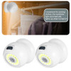 LEMONBEST MOTION SENSOR OUTDOOR LIGHTS - WHITE