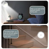 LEMONBEST MOTION SENSOR OUTDOOR LIGHTS - WHITE