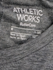 ATHLETIC WORKS WOMEN'S PLUS PERFORMANCE BUTTERCORE TEE - SIZE: M - BLACK SOOT DD New