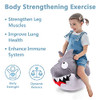 Play Anywhere IPLAY ILEARN IPLAY BOUNCY PALS KIDS WHITE SHARK HOPPER BALL