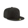 11591128 NEW ERA MENS NEW YORK YANKEES MLB AUTHENTIC 59FIFTY - BLACK - 7 1/2 New