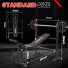 MAIDOMA STANDARD WEIGHT BENCH SET - VERMEIL