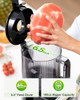 TUUMIIST COLD PRESS JUICER MACHINE 6.5" CHUTE MASTICATING EXTRACTOR - BLACK/GRAY