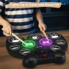 SHENZHENSHI GUANGZHIHONG TECHNOLOGY ELECTRIC DRUM SET 7 LED LIGHT - BLACK