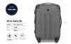TRAVELERS CLUB CHICAGO HARDSIDE EXPANDABLE SPINNER LUGGAGE 20"(22in w/ wheels)