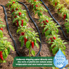 TUZOC SOAKER HOSE, 50 FT, 1/2 LINKABLE CONSISTENT DRIP IRRIGATION HOSES - BLACK New