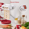 ANTREE 3-IN-1 PASTA ATTACHMENT& RAVIOLI ATTACHMENT KITCHEN KSM-1605BMC - WHITE
