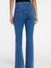 TIME AND TRU WOMEN'S PATCH POCKET FLARE JEANS SIZE 4 - BLUE New