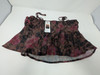 MADDEN NYC WOMEN’S CAMI BABYDOLL TOP - SIZE: WOMEN L - RED FLORAL New