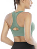 HEATHYOGA 4 PACK HIGH IMPACT SPORTS BRAS RACERBACK BRAS WOMEN M - 4 COLORS
