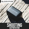 GLORYFIRE SHOOTING EAR PROTECTION EAR PLUGS 26DB NOISE REDUCTION - COOL BLACK