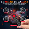 LONGYI HIDDEN CAMERA DETECTOR 4 MODE 8 LEVELS 0.96" HD LED - BLACK/RED