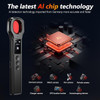 LONGYI HIDDEN CAMERA DETECTOR 4 MODE 8 LEVELS 0.96" HD LED - BLACK/RED