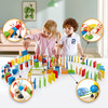 Hape Dynamo Wooden Domino Award Winning Domino Racing Building Blocks