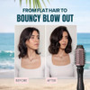 BEACHWAVER BWBLBR01 BLOW BRUSH - VERSATILE BLOW-DRY BRUSH FOR ALL HAIR - ROSE New