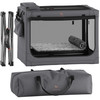 NOAH & PAW COLLAPSIBLE DOG CRATE-XL - GRAY
