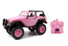GIRLMAZING 1:16 JEEP WRANGLER RC RADIO CONTROL CARS TOYS FOR KIDS PINK