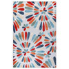 Superior Marigold Indoor Outdoor Area Rug Perfect for Patio, 4' x 6', Multicolor