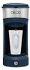 BELLA DUAL BREW SINGLE SERVE COFFEE MAKER, KCUP AND GROUND, KCM203 - BLUE