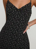 PRINCESS POLLY WOMEN'S JAYE MINI DRESS - SIZE: WOMEN 8 (AU/UK W12) - BLACK New