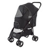 SunnySonny 4 Wheel Pet Stroller Easy Foldable Weather Cover ALL SEASON - BLACK