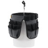TOUGHBUILT BUCKET ORGANIZER TOOL BUCKET TOOL ORGANIZER 60 Pockets - Gray