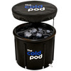 The Cold Pod Ice Bath Tub for Athletes XL Cold Plunge Tub Outdoor Cover - Black