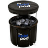 The Cold Pod Ice Bath Tub for Athletes XL Cold Plunge Tub Outdoor Cover - Black