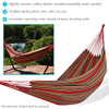 Sunnydaze Double Brazilian Cotton Hammock, 450Pound Capacity Hammock - Sunset