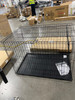 PETMATE 2-DOOR TRAINING RETREATS WIRE KENNEL FOR DOGS SIZE:42"L-28"H - BLACK New