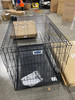 PETMATE 2-DOOR TRAINING RETREATS WIRE KENNEL FOR DOGS SIZE:42"L-28"H - BLACK New