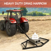 HIPICUTE DRIVEWAY DRAG 72" WIDTH DRIVEWAY GRADER ,TOW BEHIND GRADERS - BLACK